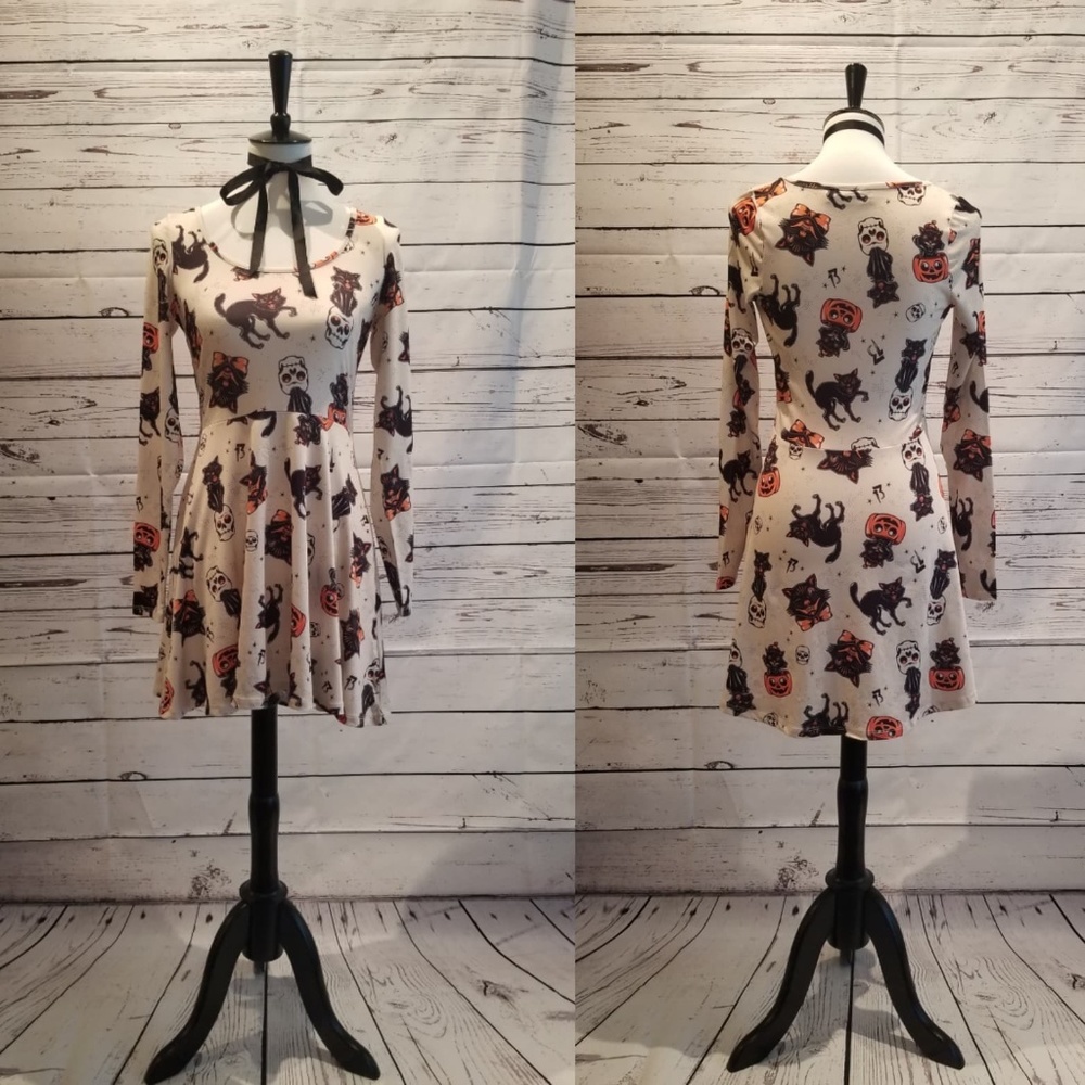 Adorable Spooky Skater Dress From Sourpuss (New!)